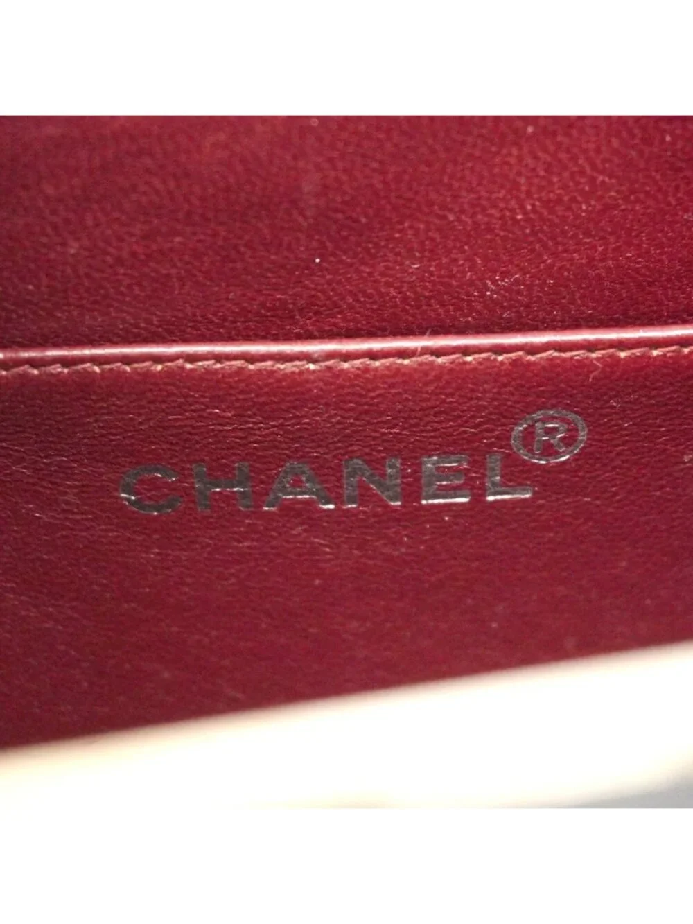 Chanel Handbag Quilted Lambskin Black Silver